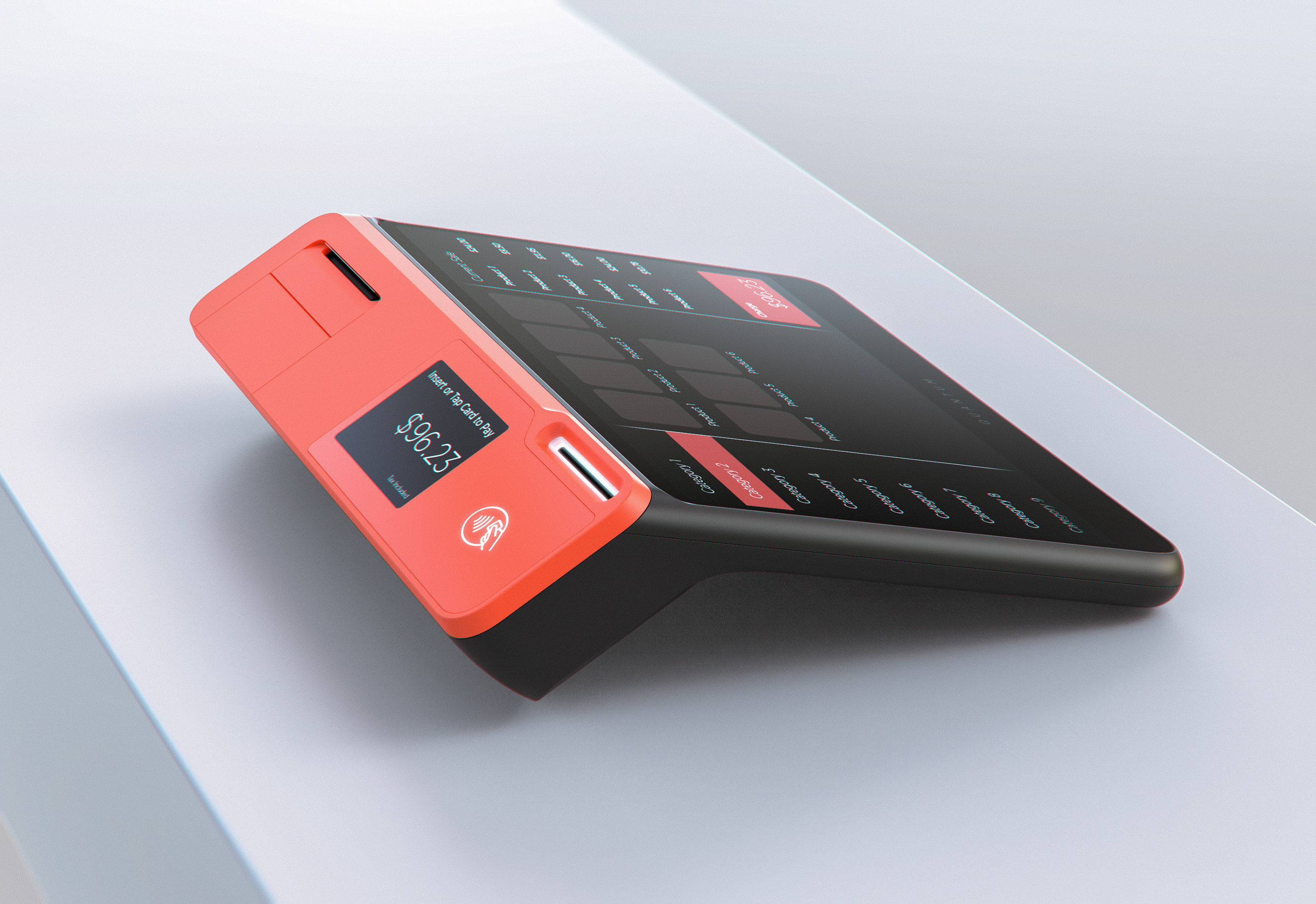 PoS，conceptual design，Credit card machine，