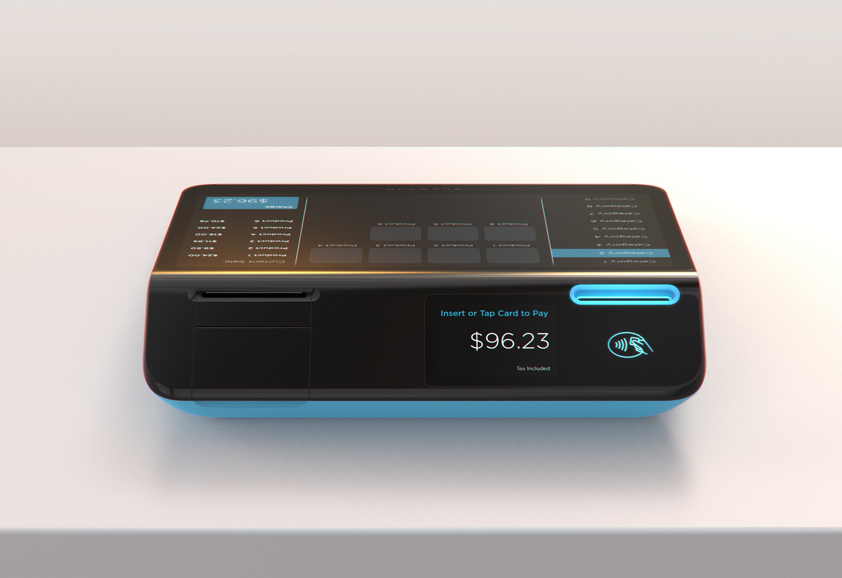 PoS，conceptual design，Credit card machine，