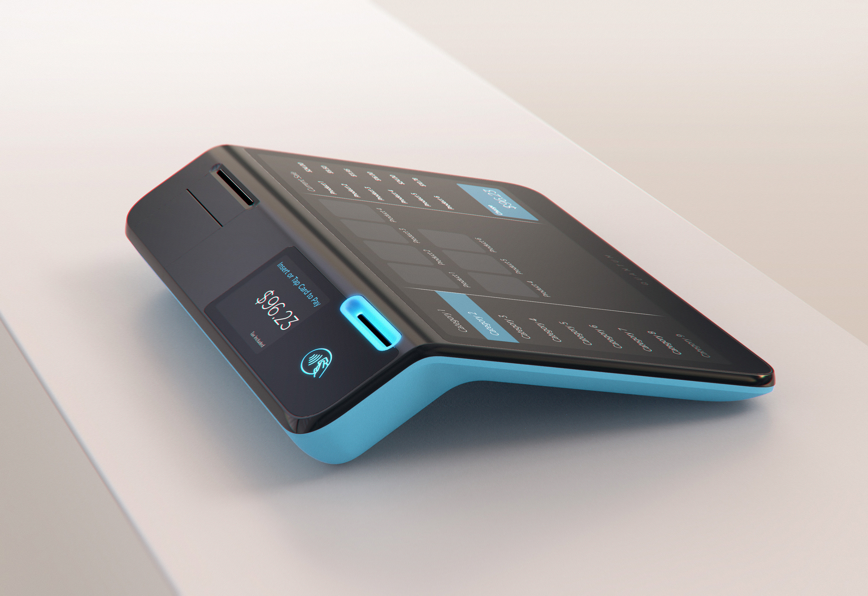 PoS，conceptual design，Credit card machine，