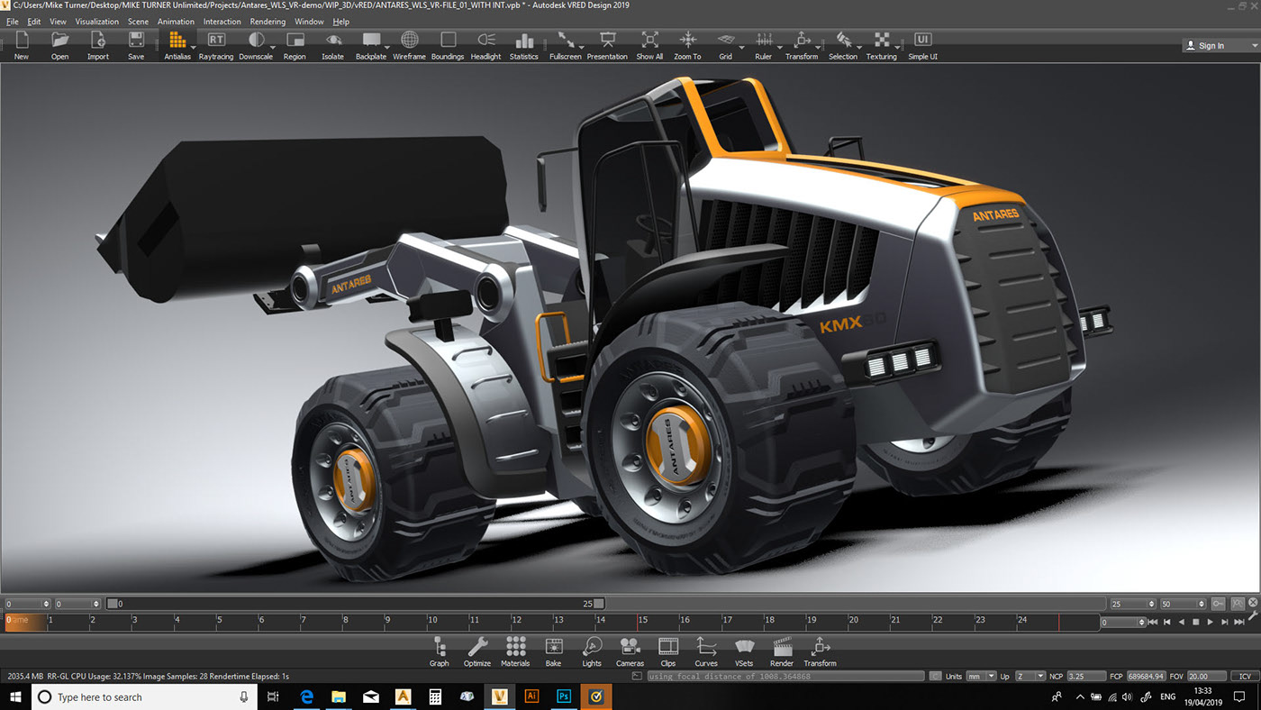 industrial design，three-dimensional model，conceptual design，Antares WLS，