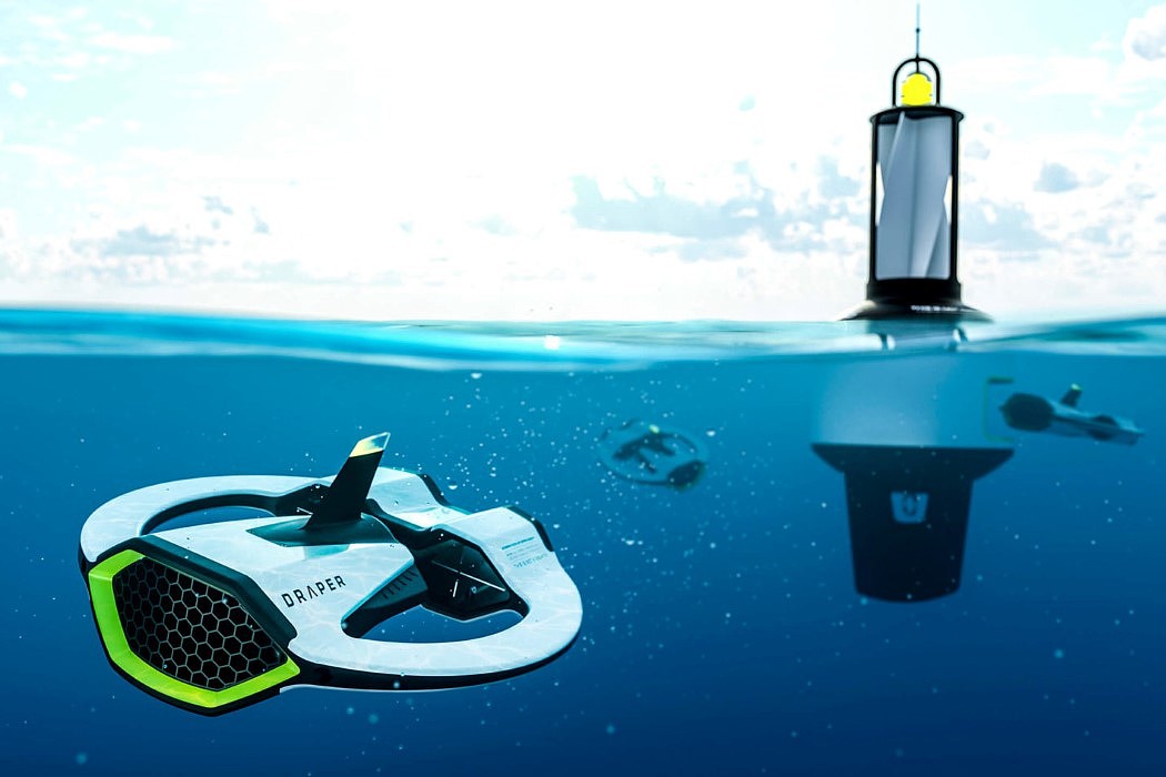 Draper，Underwater vehicle，industrial design，product design，