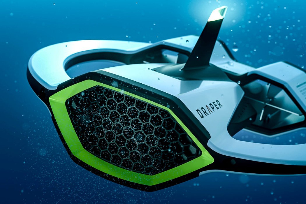 Draper，Underwater vehicle，industrial design，product design，