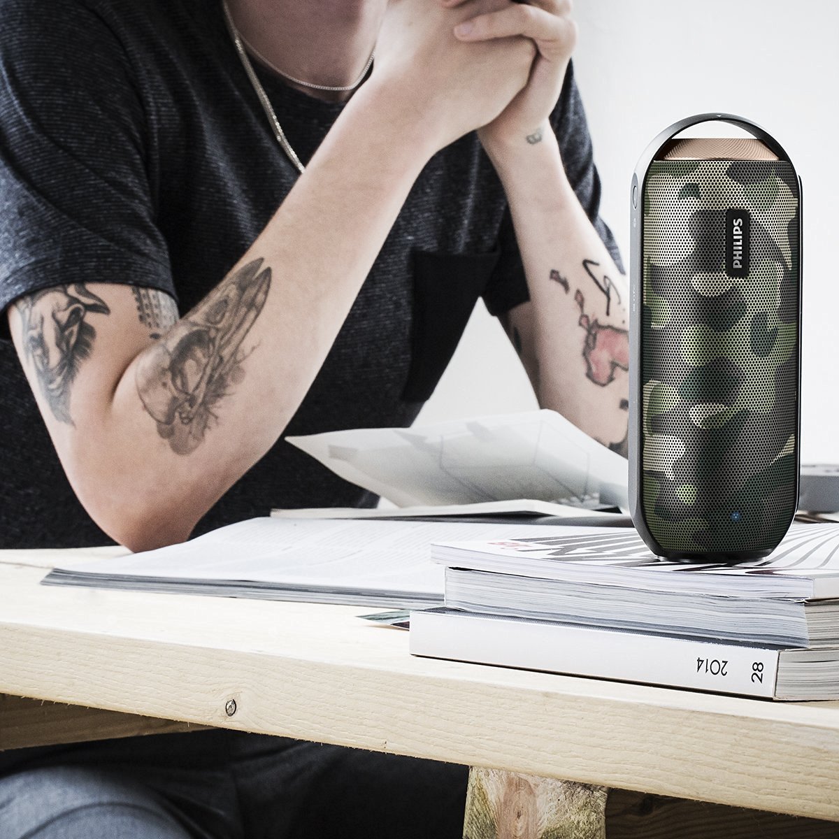 Philips，philips，outdoors，Bluetooth，sound，waterproof，camouflage，on foot，Travel products，