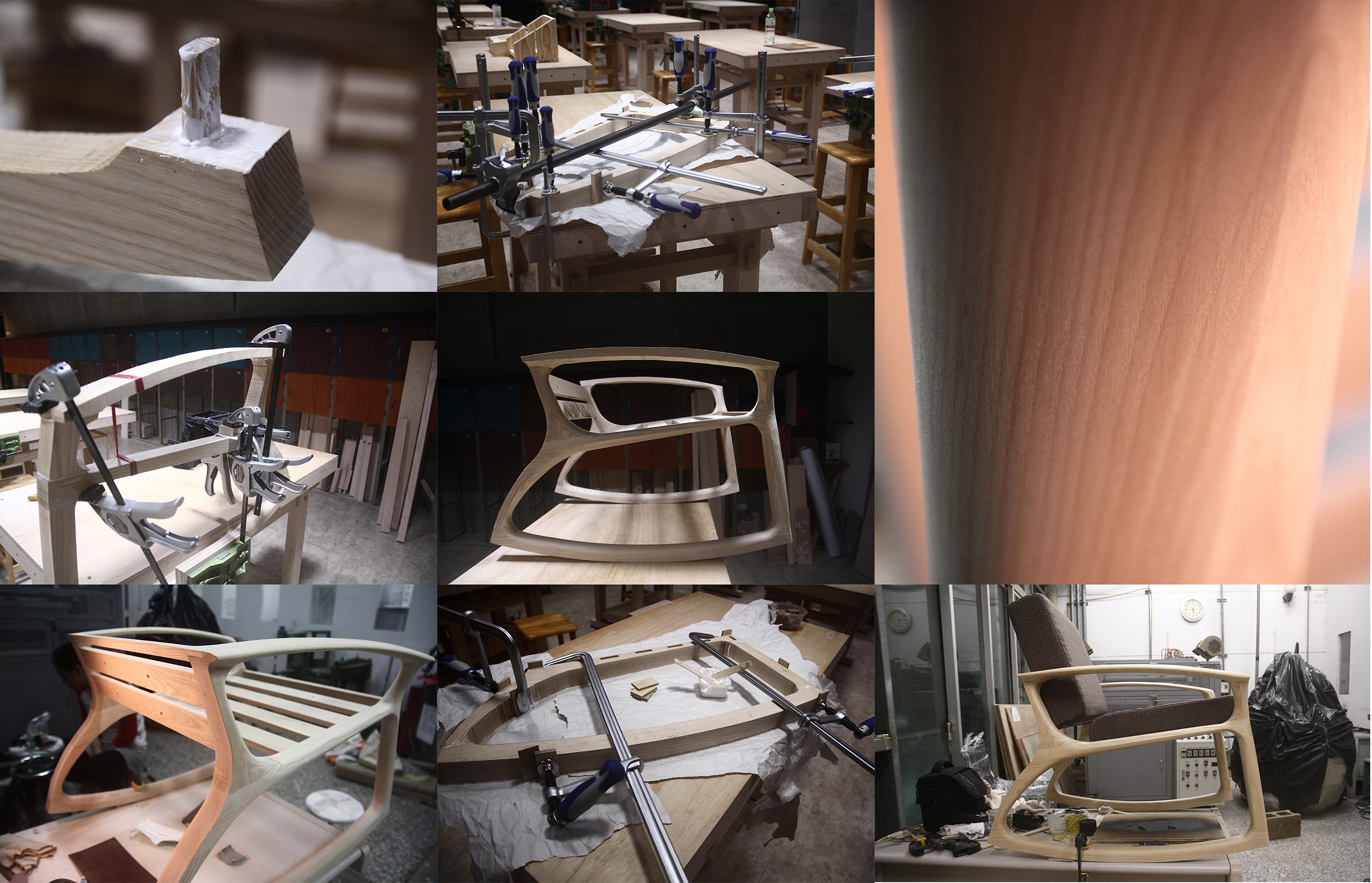 modern，future，wooden ，Rocking chair，