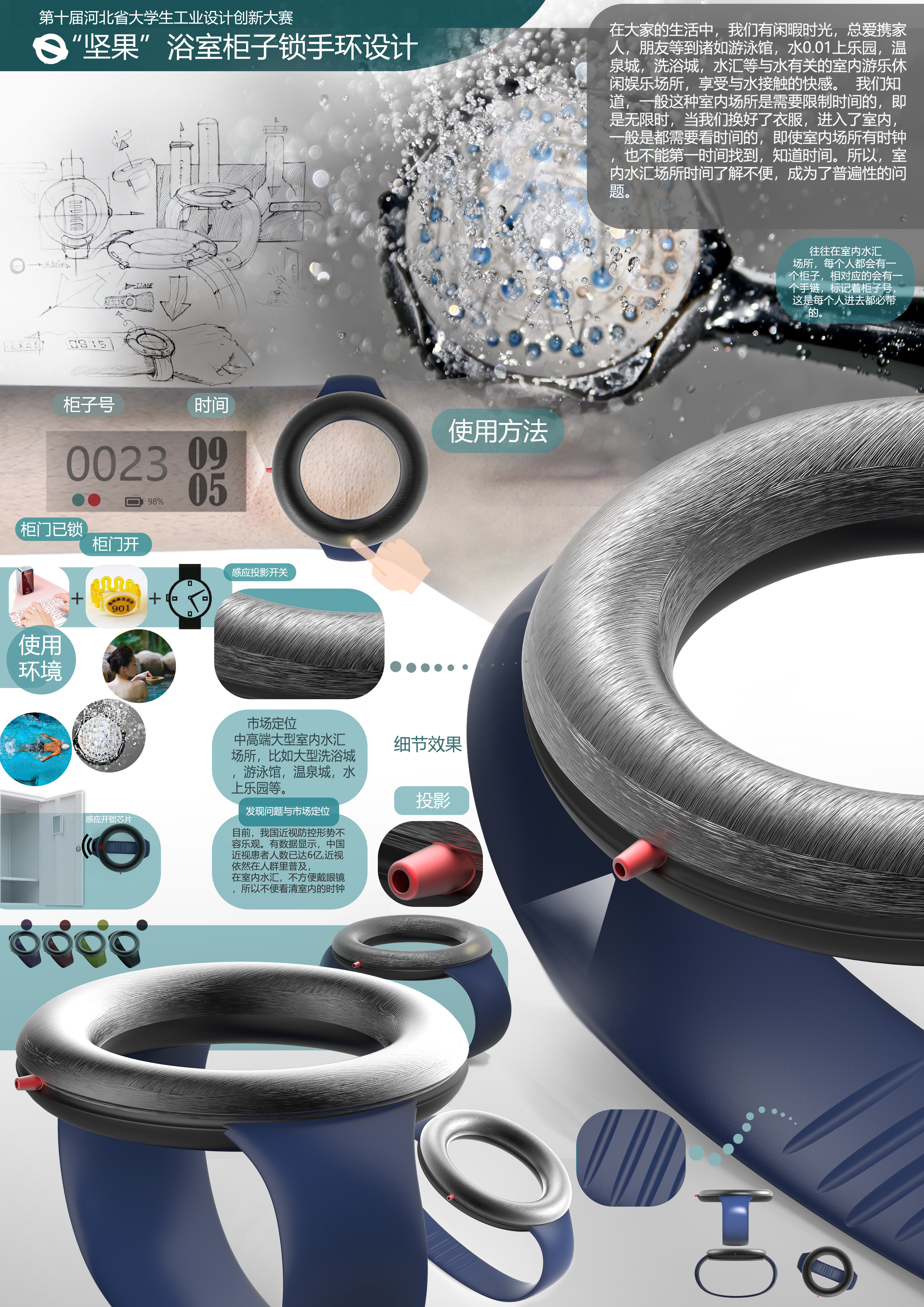 Shower Room，Bracelet，Projection，