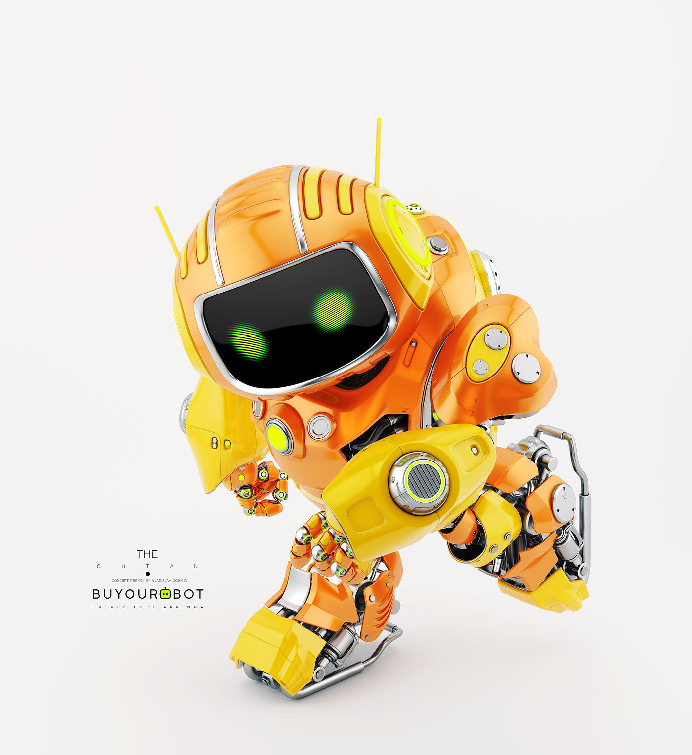 lovely，children，Shape design，robot，Character design，