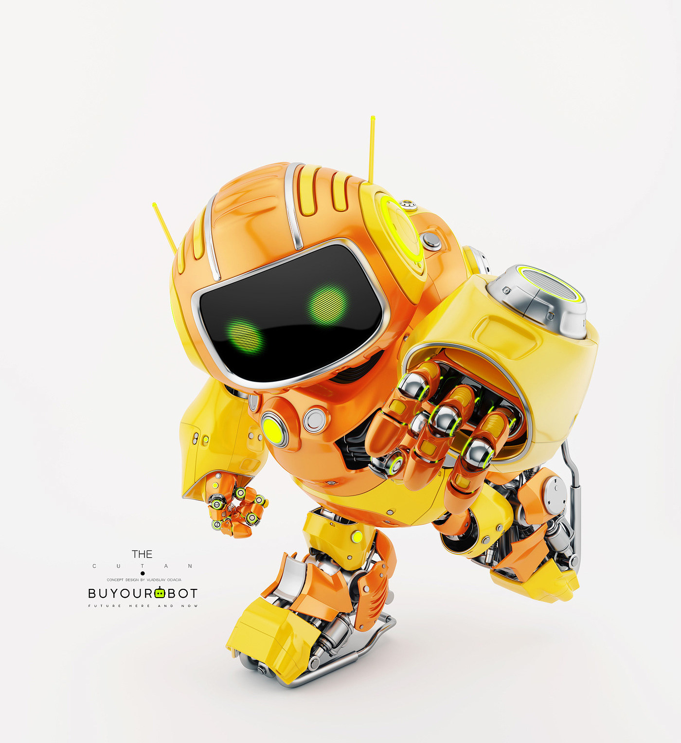 lovely，children，Shape design，robot，Character design，