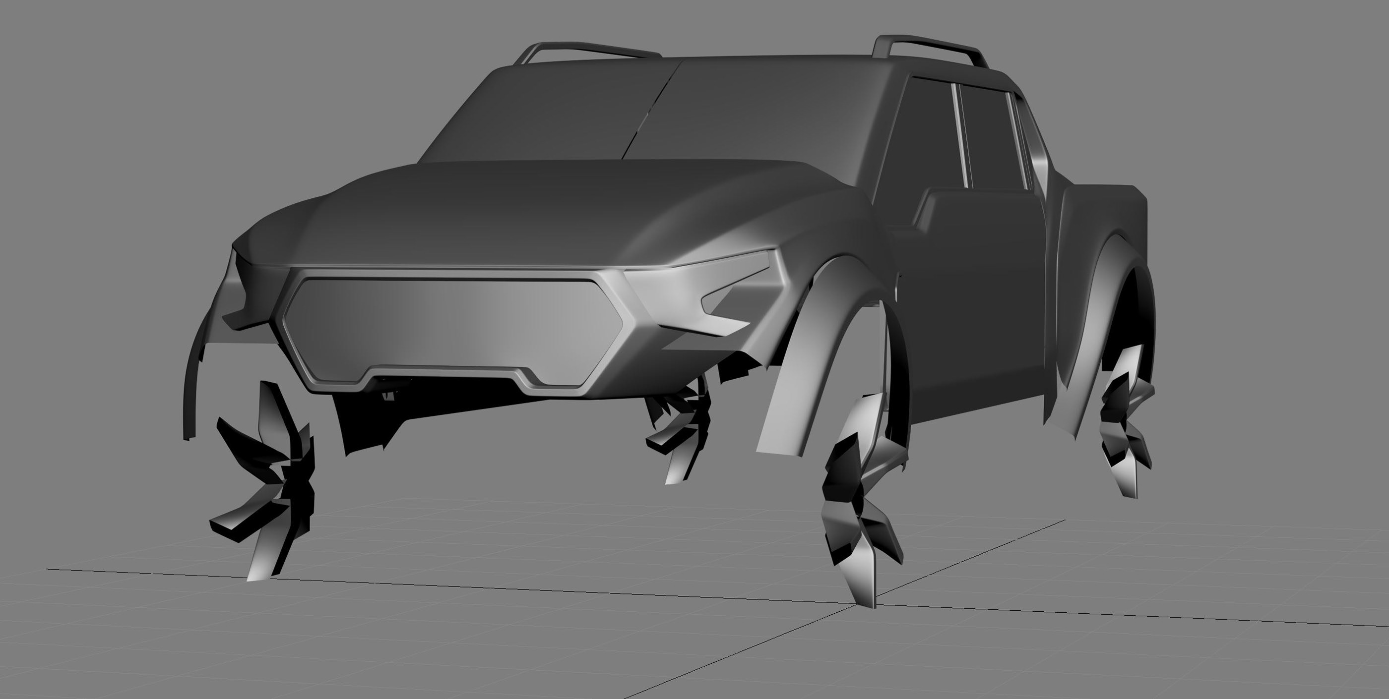 Automobile modeling，industrial design，Hand drawn，