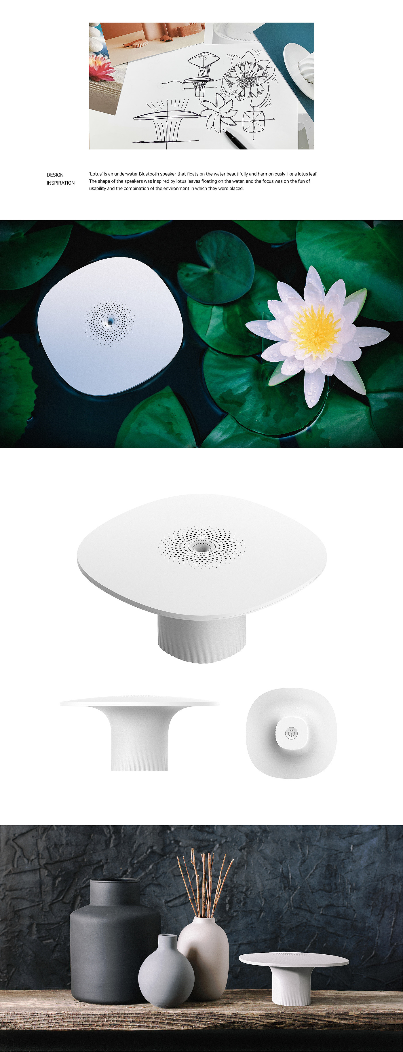 waterproof，loudspeaker box，Lotus，