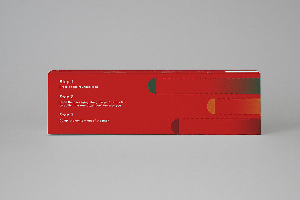 packing design，Alesia Lurtcevich，Spaghetti packaging，product design，