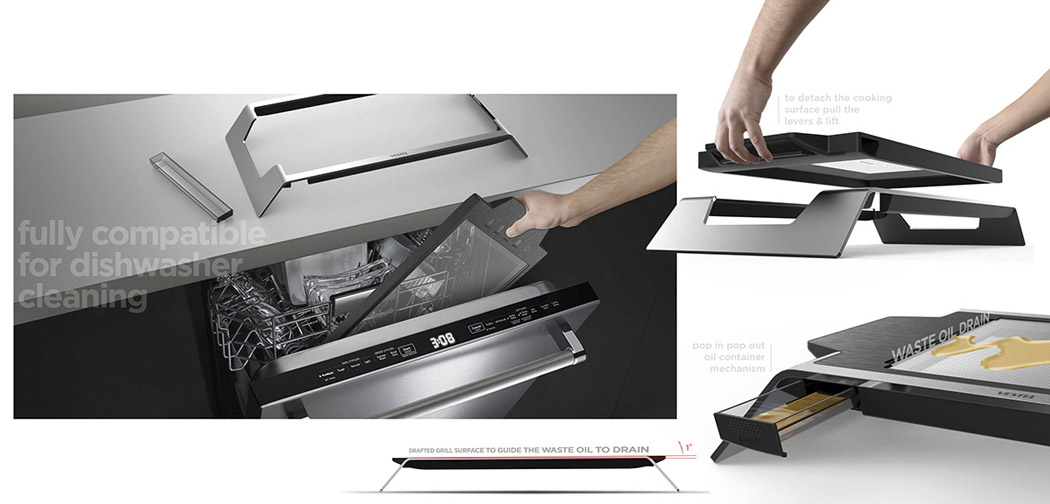 Burak Keseci，Magma Glass，Grill，product design，