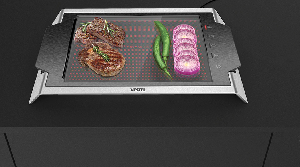 Burak Keseci，Magma Glass，Grill，product design，