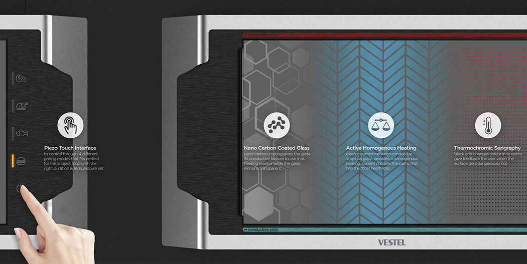 Burak Keseci，Magma Glass，Grill，product design，