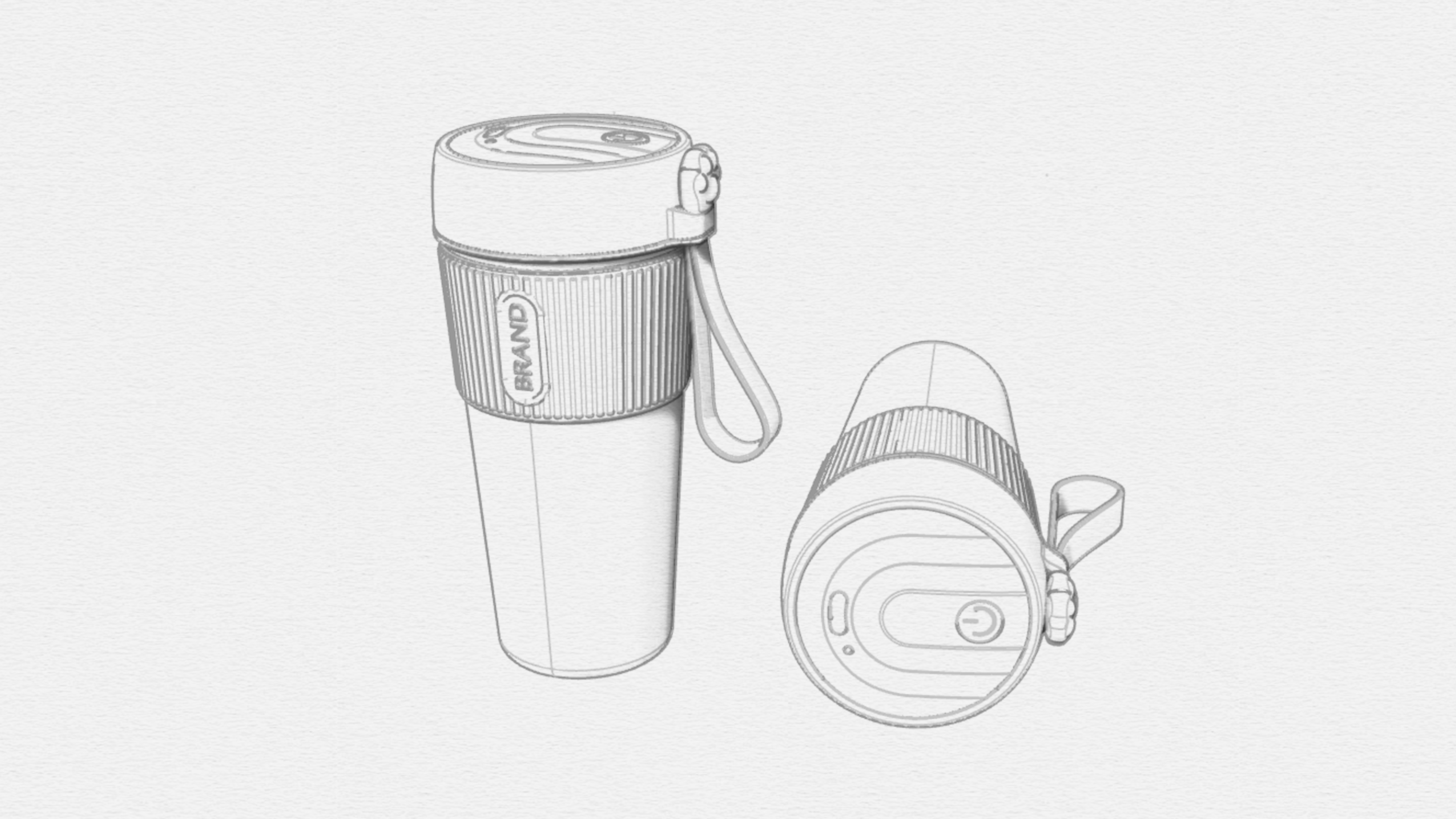 product design，Juice cup，
