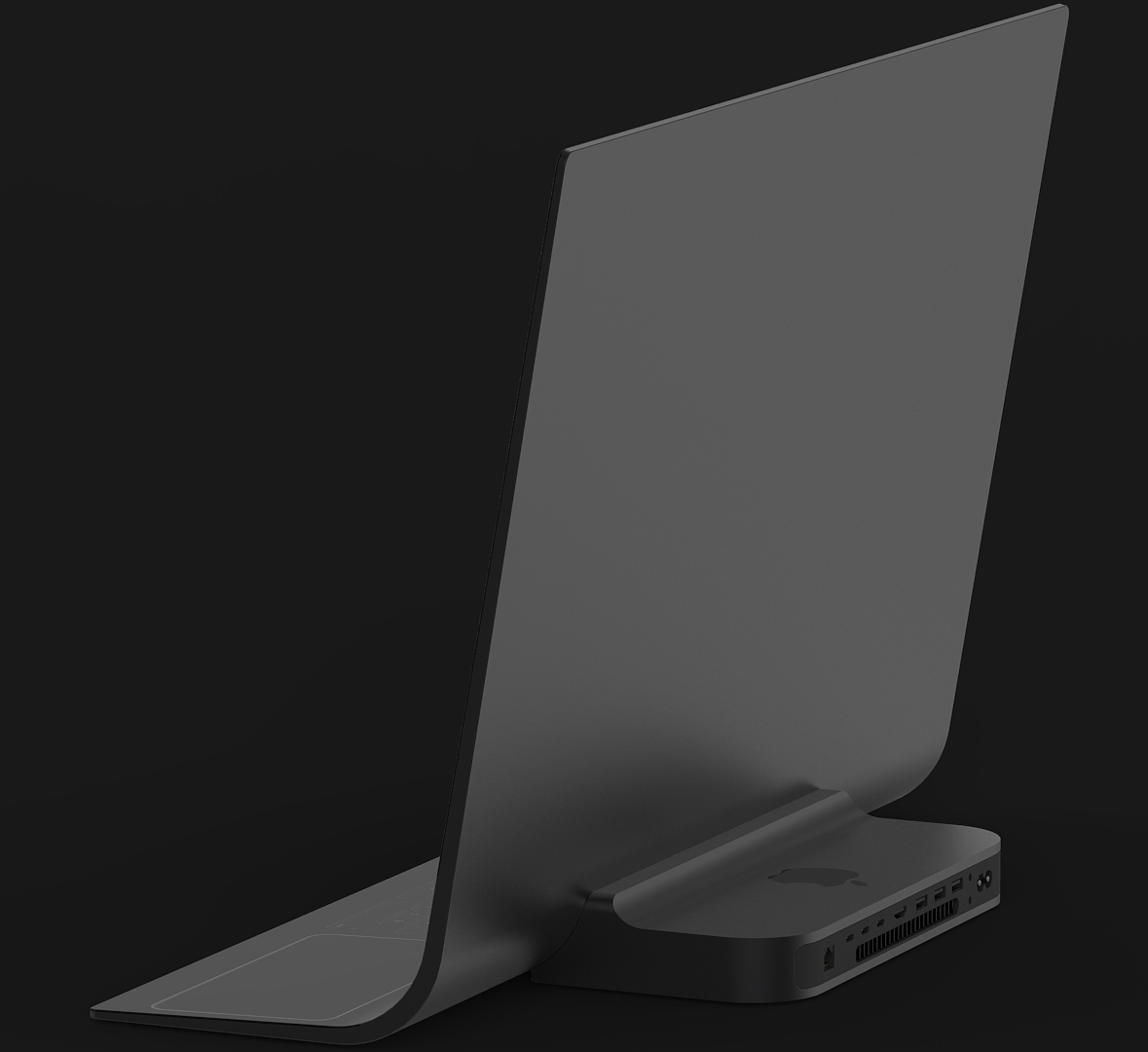 computer，Curved screen，Apple，patent，monitor，