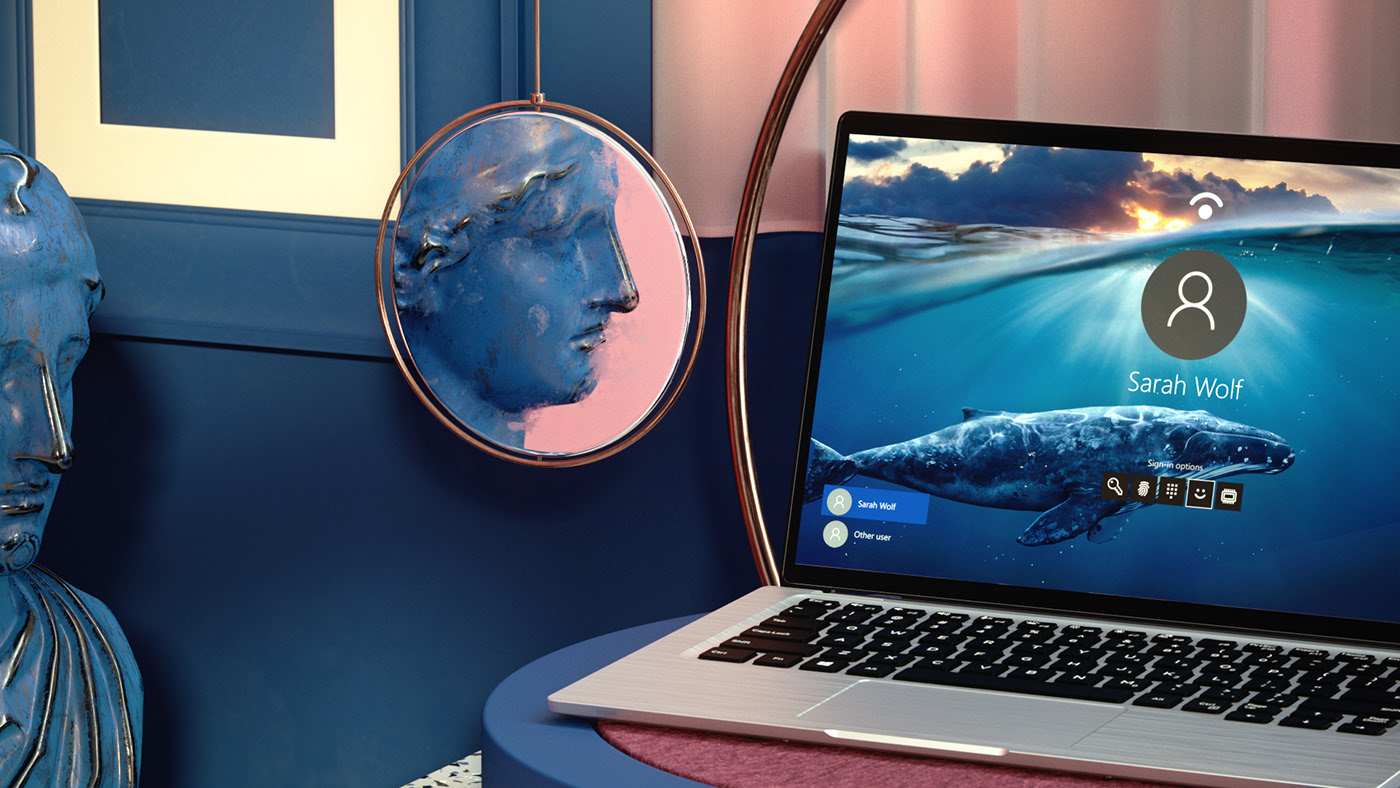 Notebook computer，Dale，cg，Art，