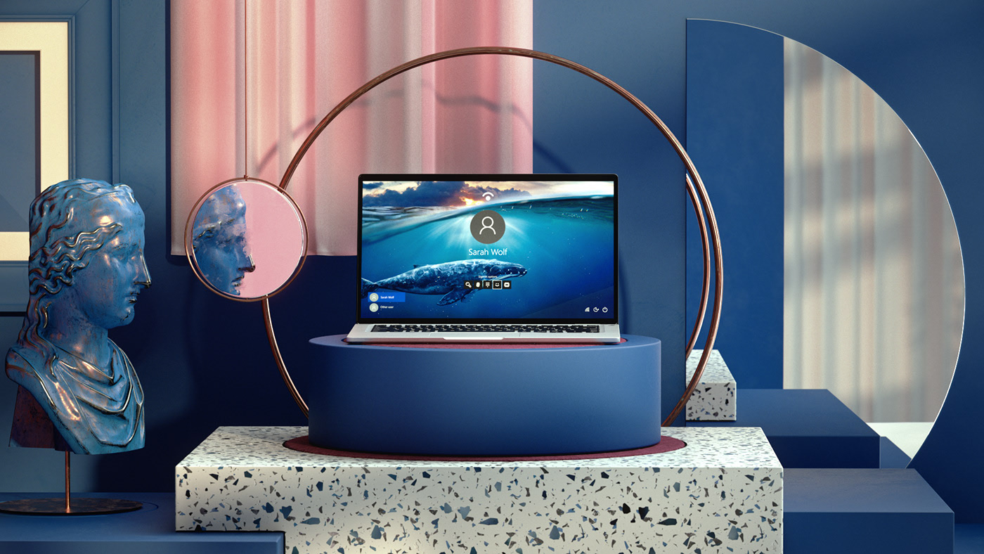 Notebook computer，Dale，cg，Art，