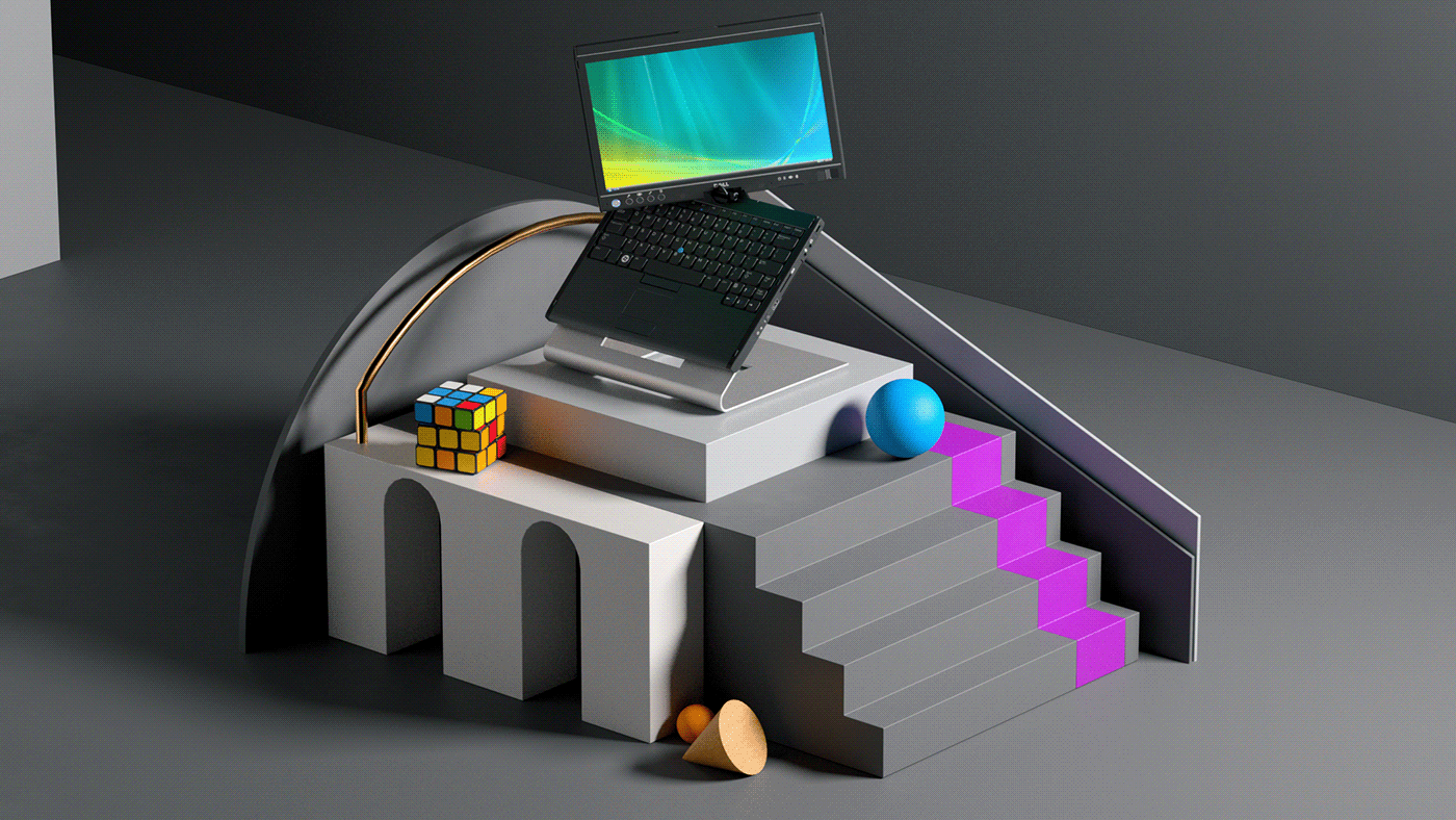 Notebook computer，Dale，cg，Art，