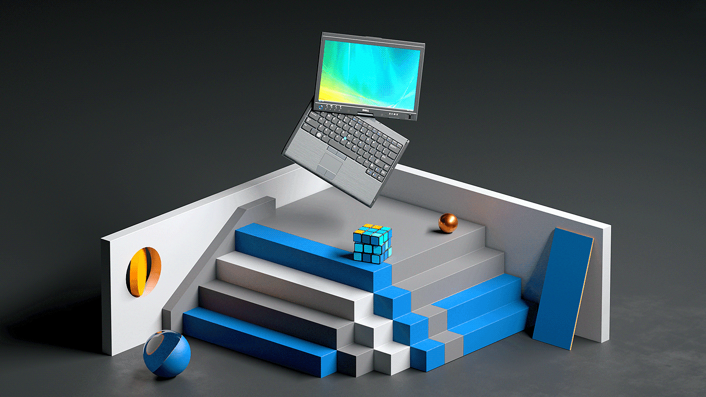 Notebook computer，Dale，cg，Art，