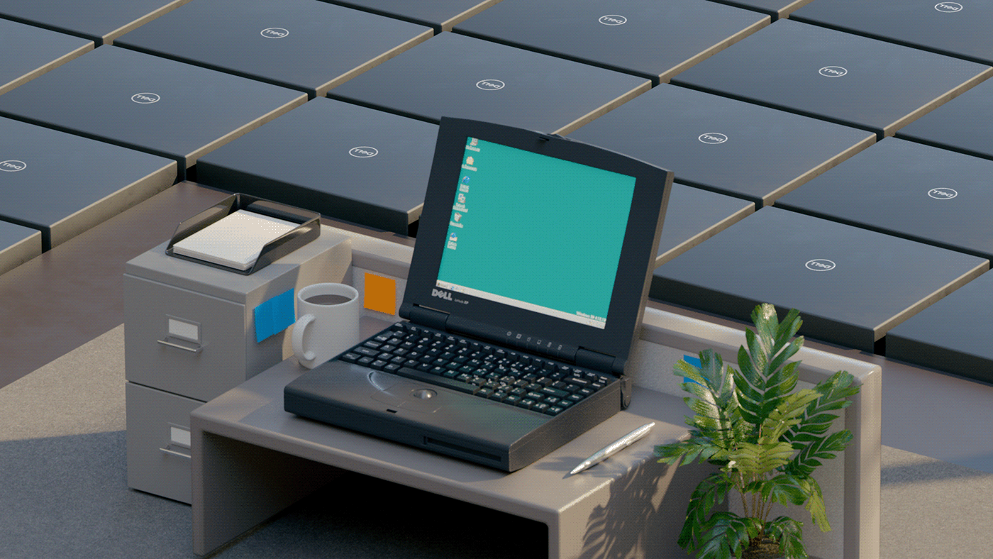 Notebook computer，Dale，cg，Art，