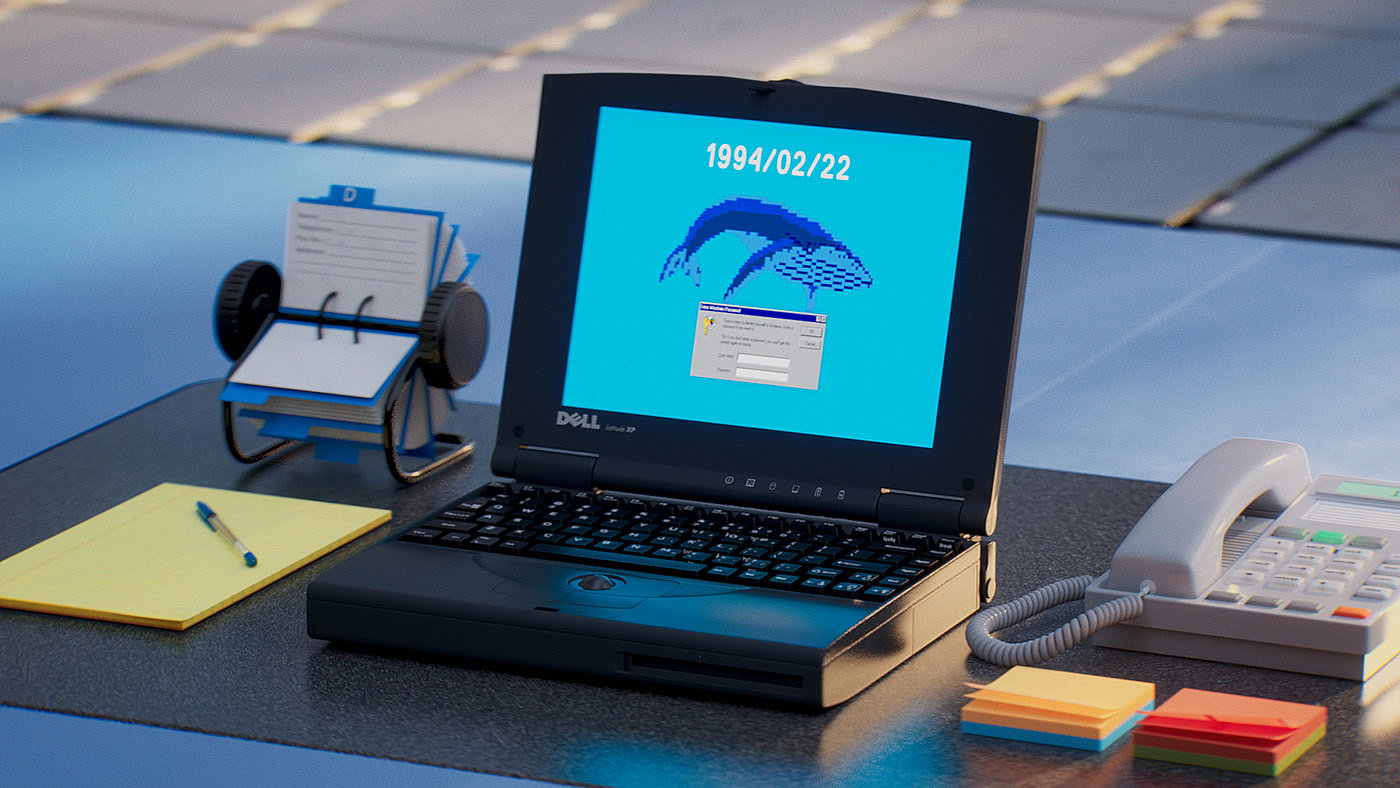 Notebook computer，Dale，cg，Art，