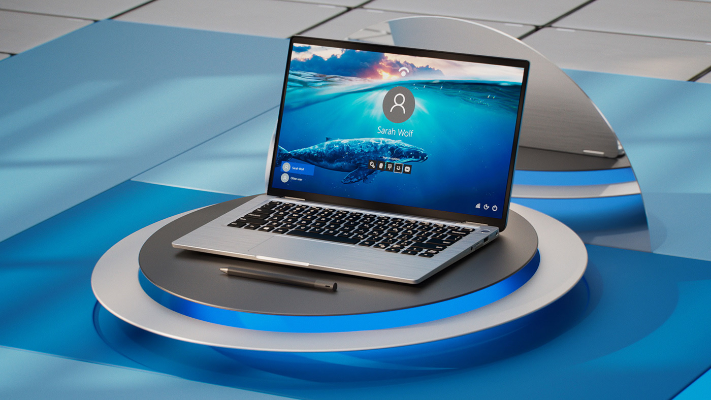 Notebook computer，Dale，cg，Art，