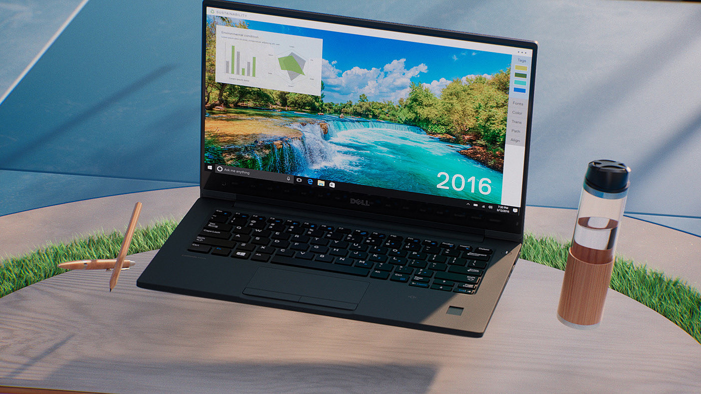 Notebook computer，Dale，cg，Art，