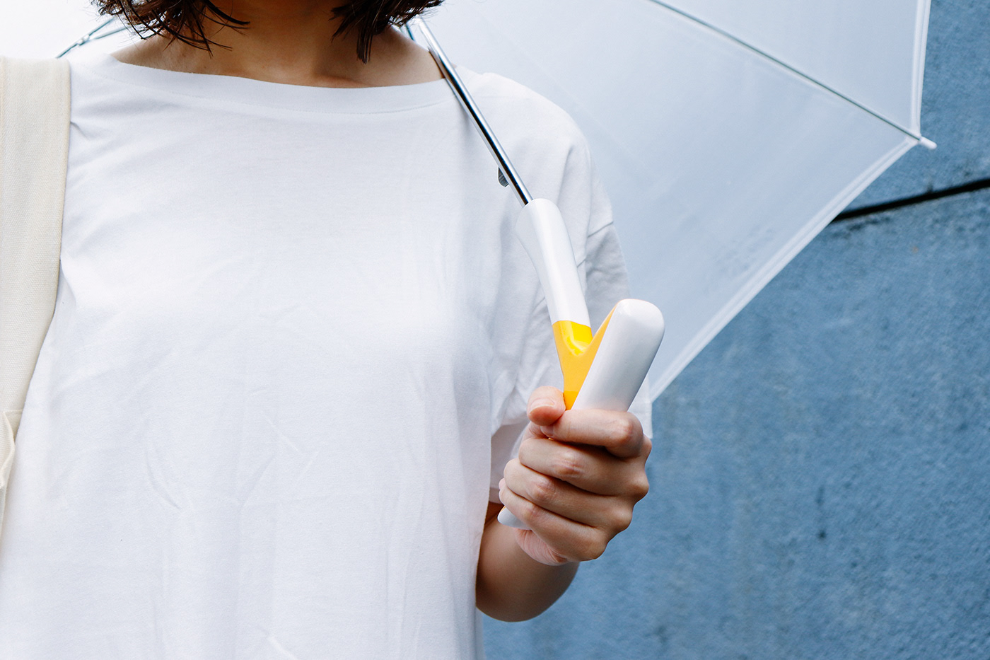 Umbrella，stick，yellow，Ergonomics，