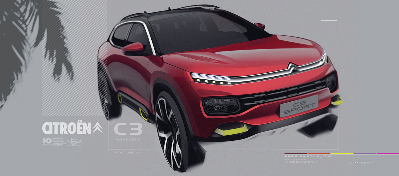 sketch，Hand drawn，automobile，