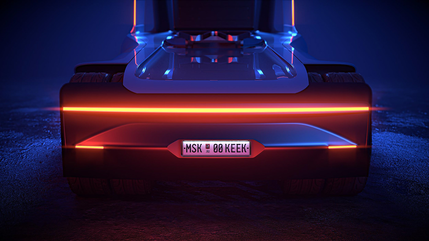 truck，transport，Automatic driving，3d，