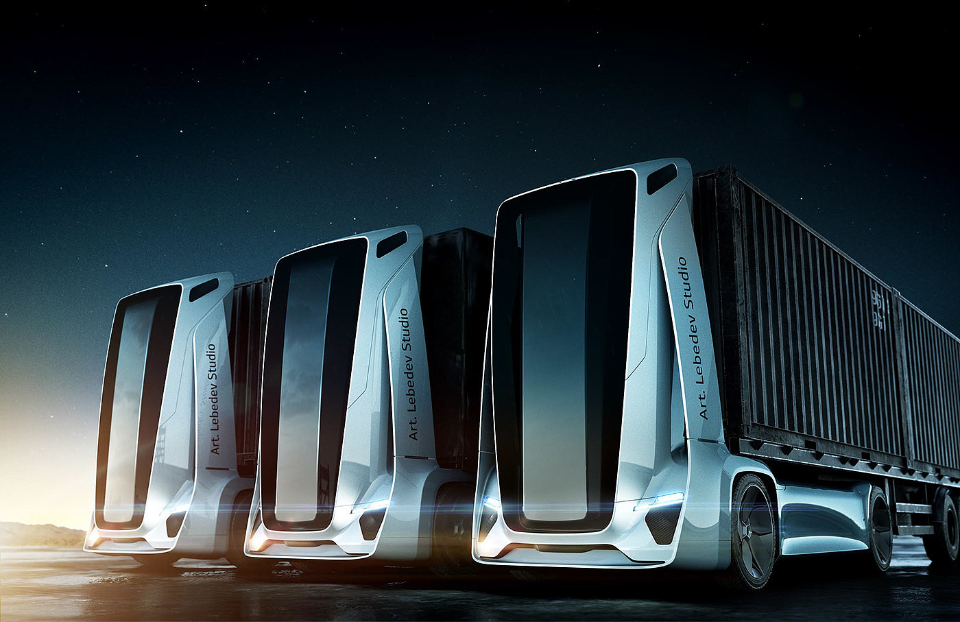 truck，transport，Automatic driving，3d，