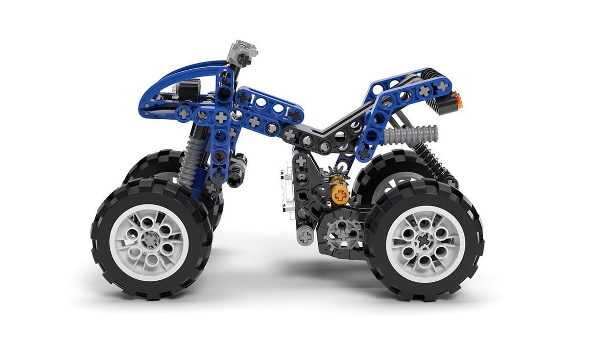 Lego，modeling，Render，3d，