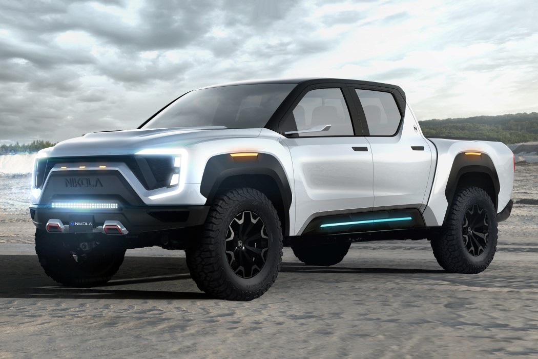 NIKOLA，automobile，Pickup，Design aesthetics，
