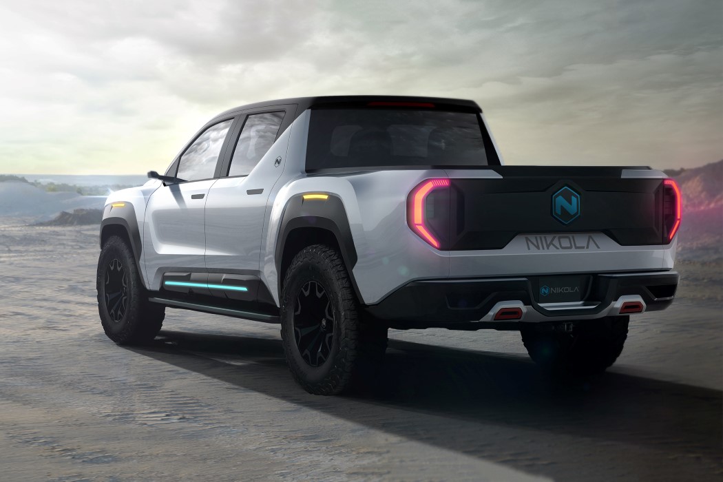 NIKOLA，automobile，Pickup，Design aesthetics，