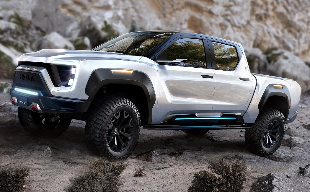 NIKOLA，automobile，Pickup，Design aesthetics，