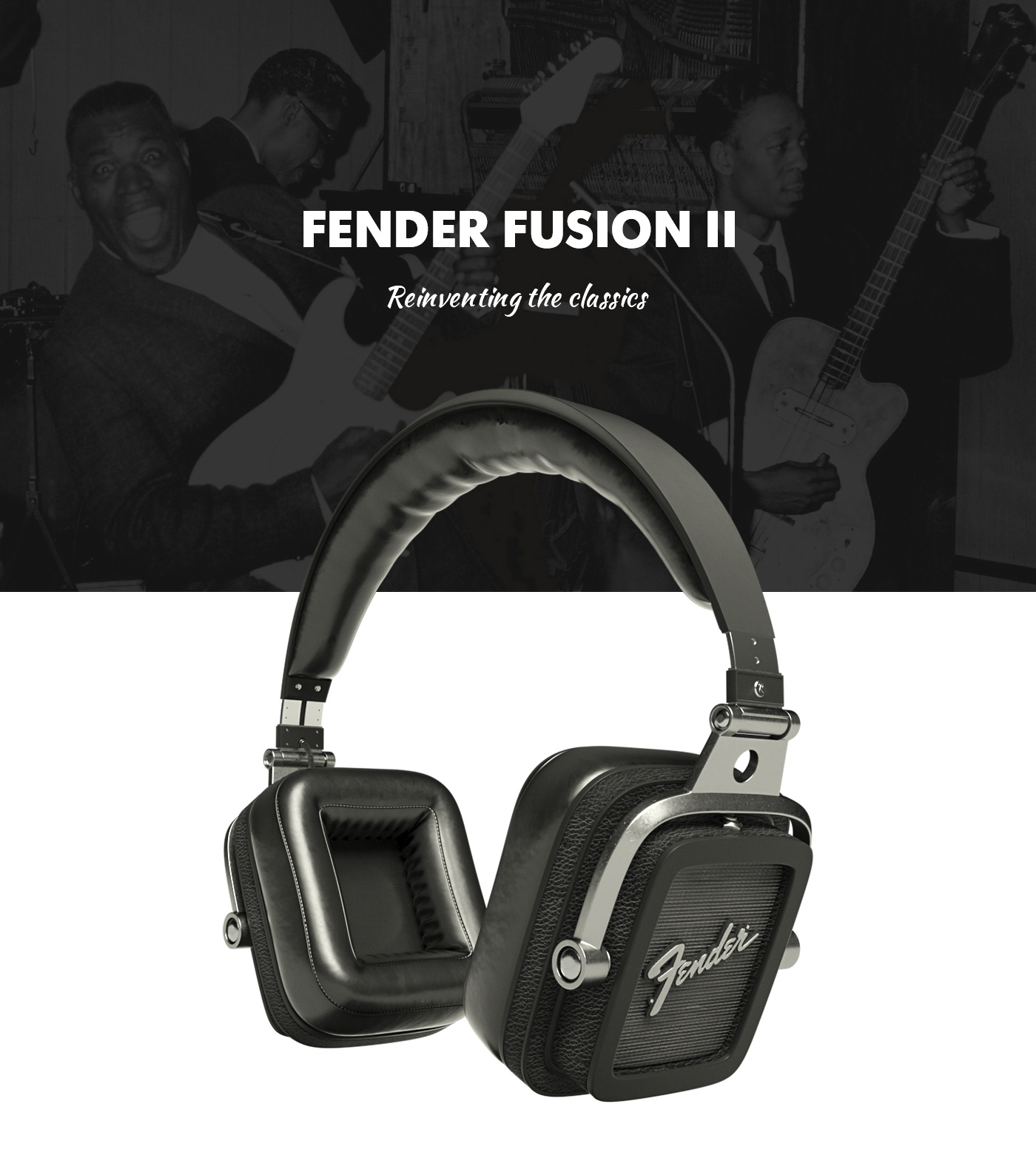 Fender Fusion II，headset，black，