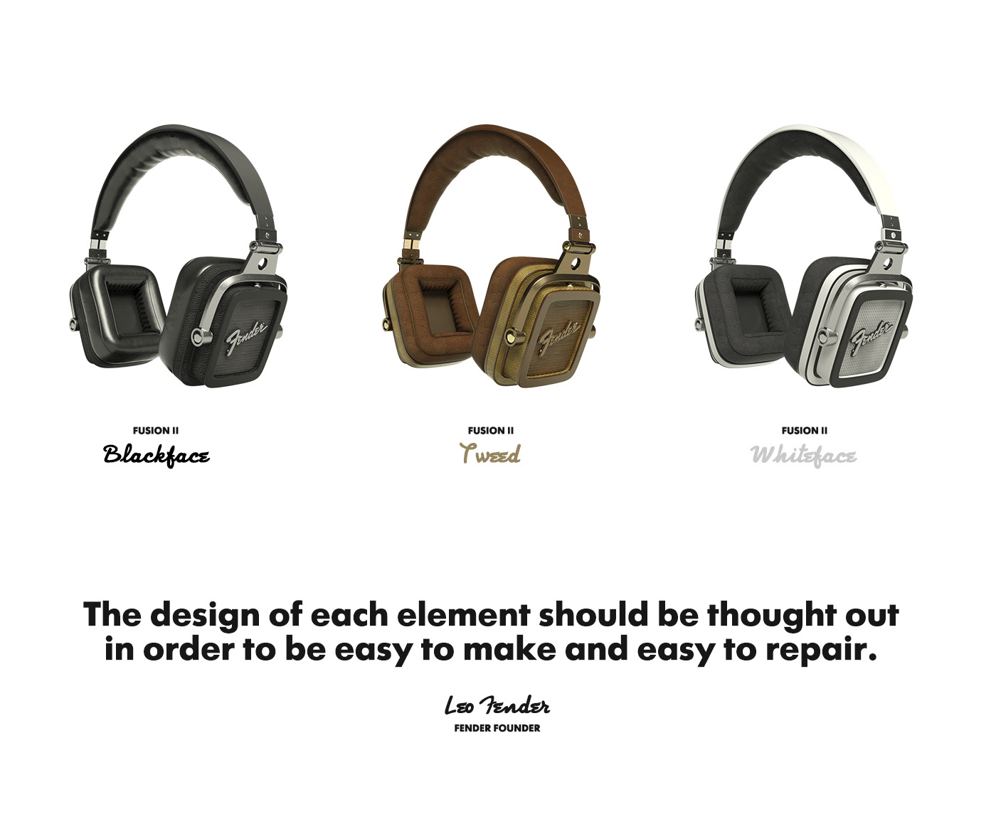 Fender Fusion II，headset，black，