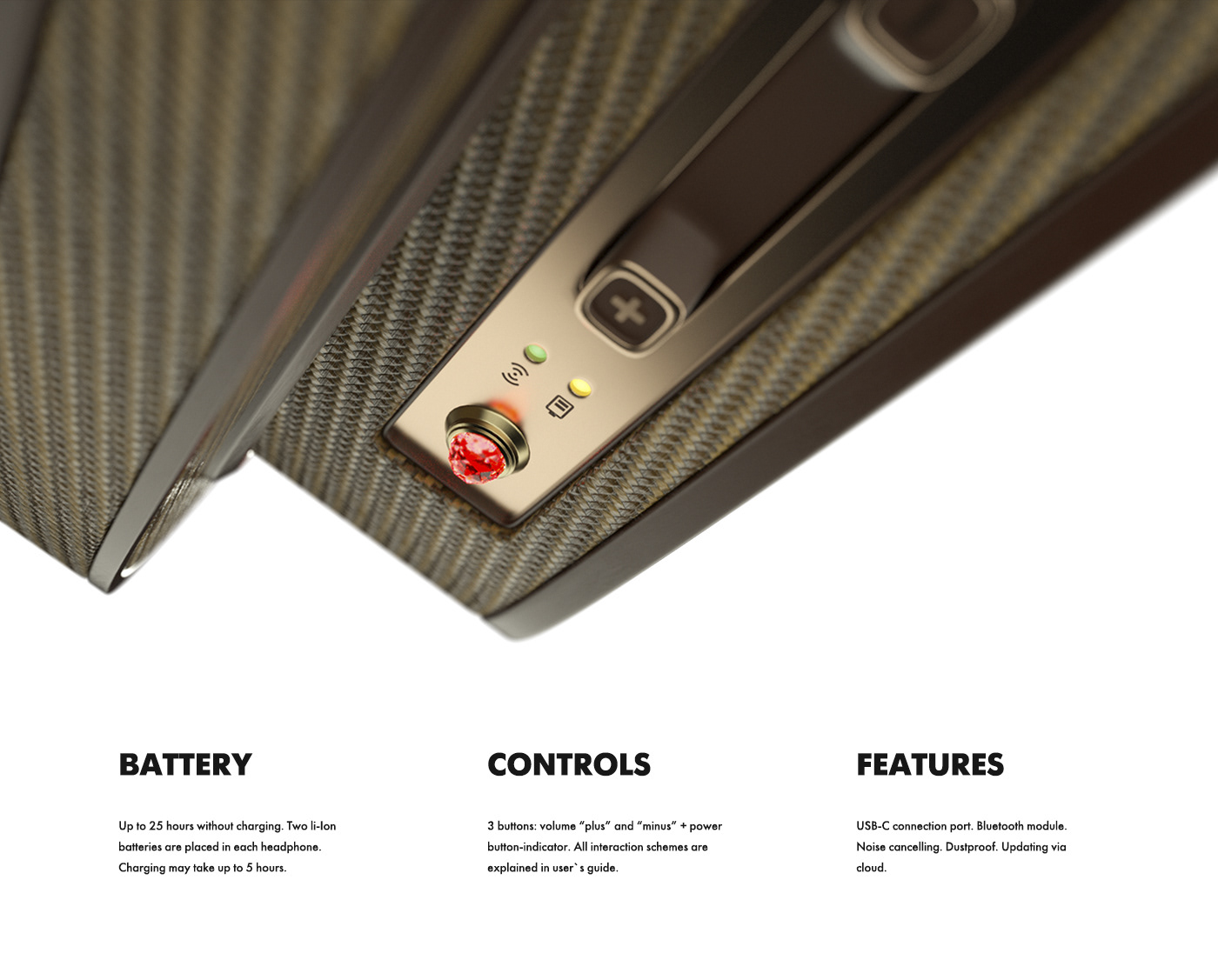 Fender Fusion II，headset，black，