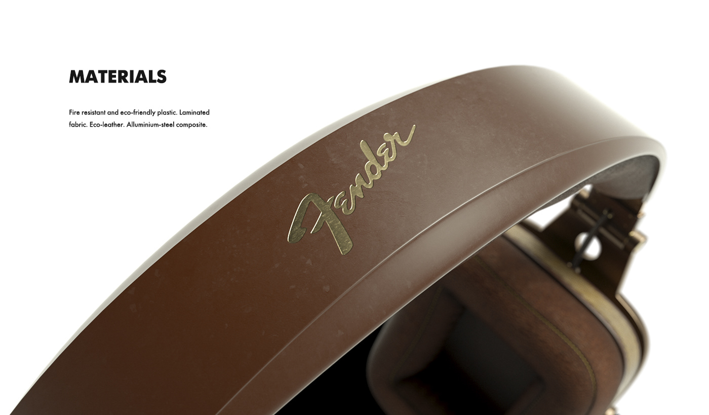 Fender Fusion II，headset，black，