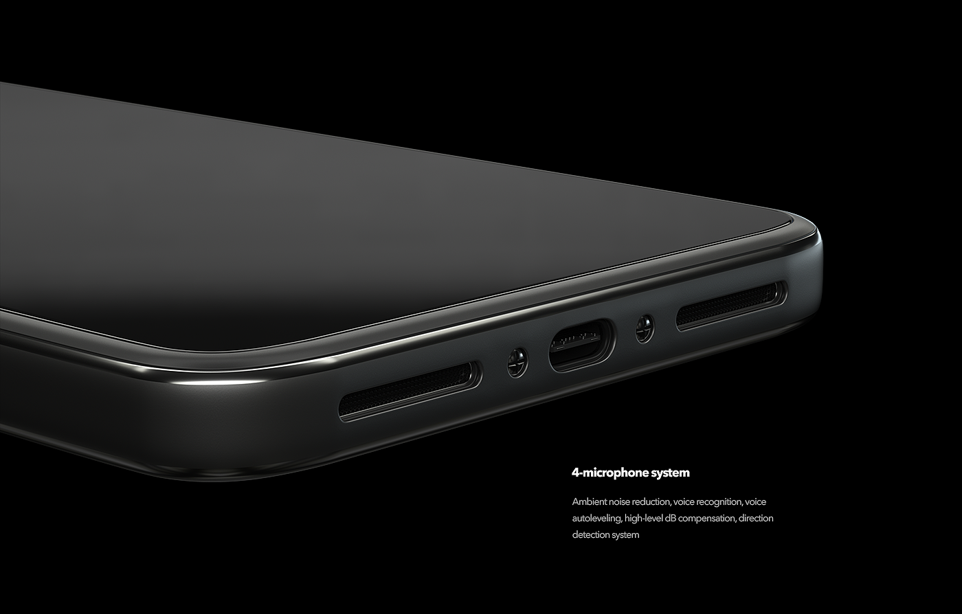 unit，Mobile phone design，black，