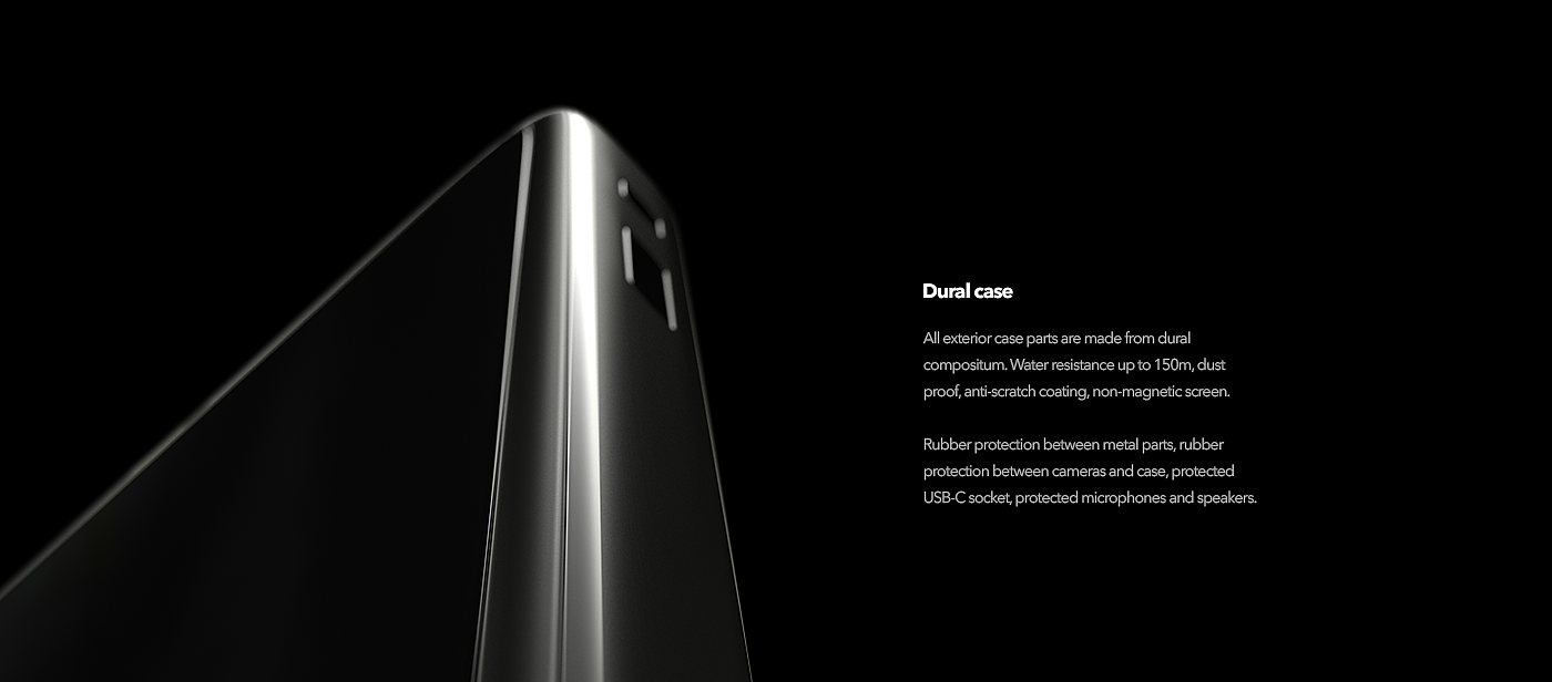 unit，Mobile phone design，black，