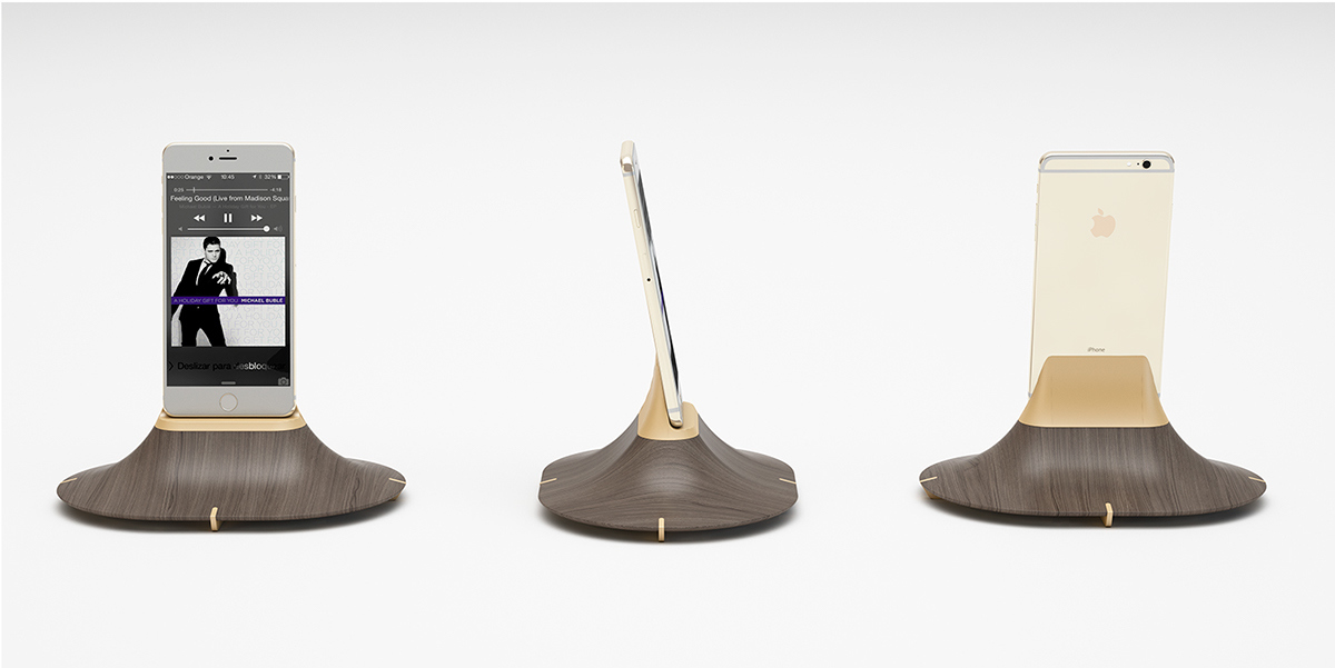 Mobile phone bracket，wood，Simplicity，convenient，originality，