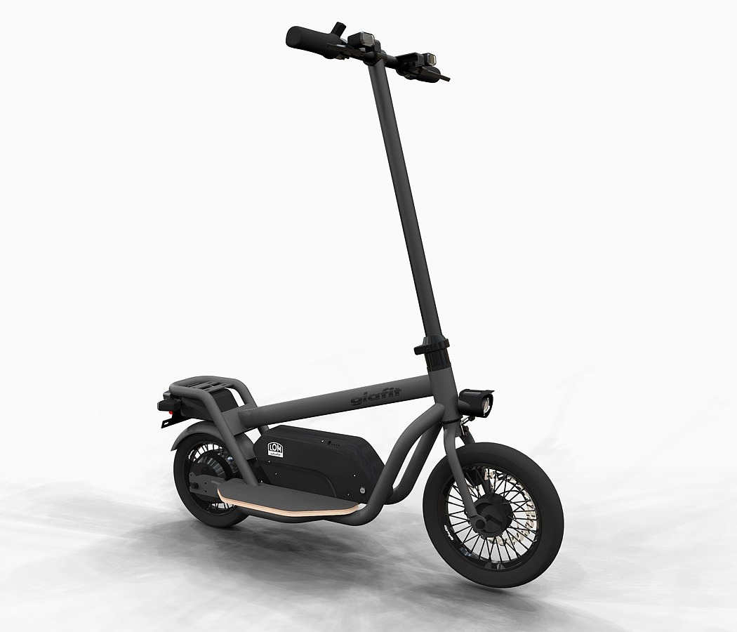 工业设计，交通工具，电动滑板车，X-Scooter LOM，