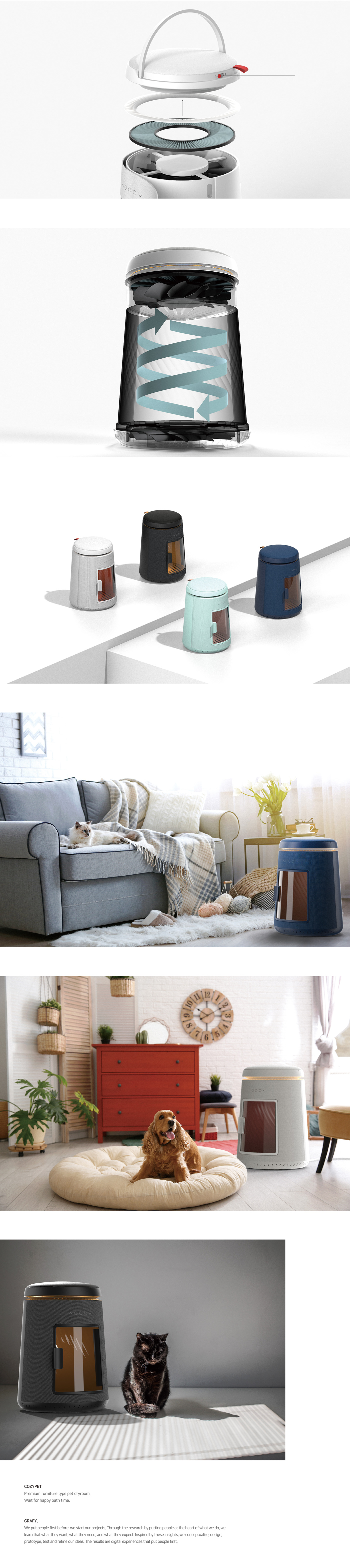 Cozype，Pet drying box，Pet Supplies & Pet，product design，