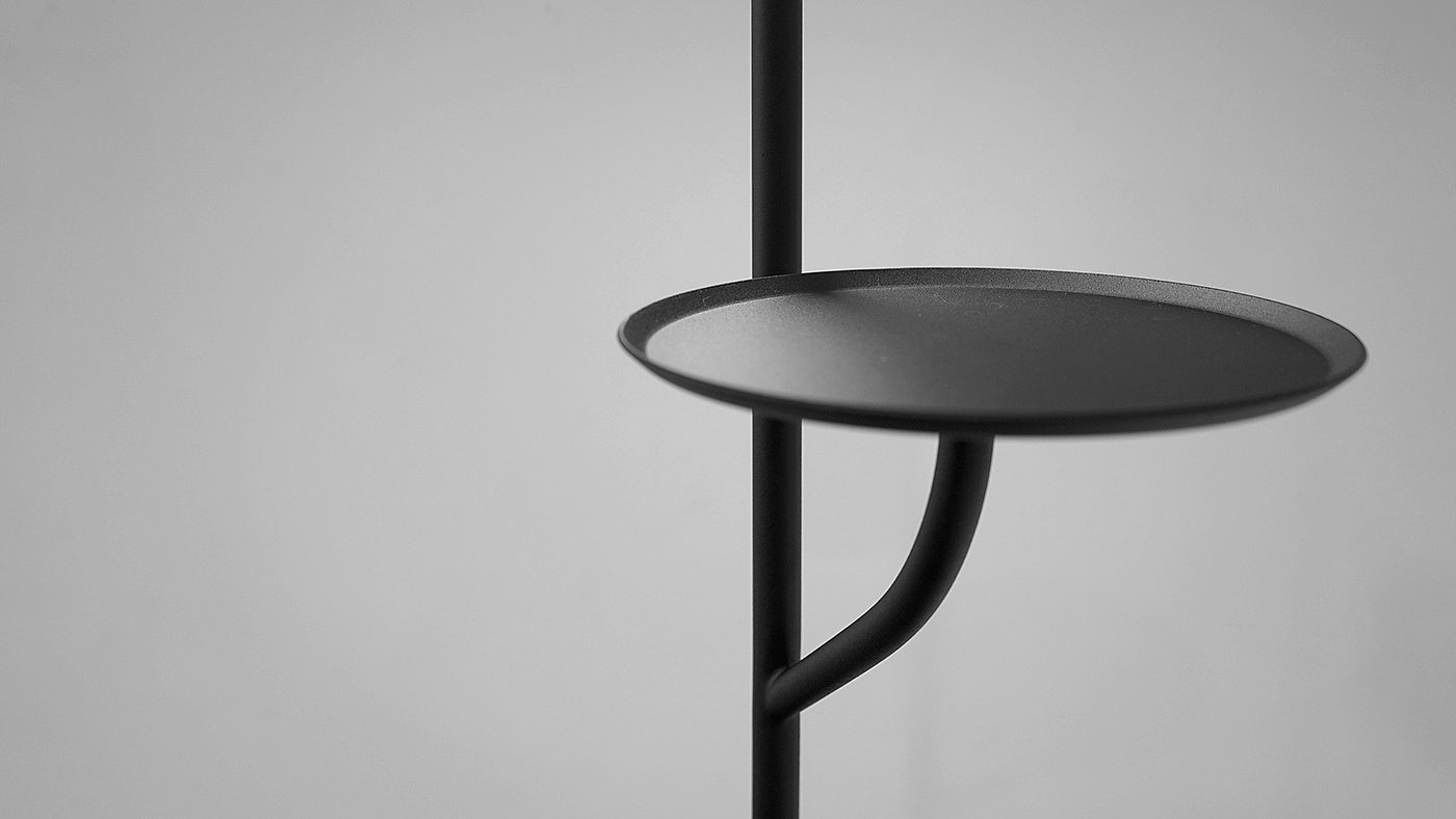 "Äste" / Stand Light，lamps and lanterns，coat hanger，product design，