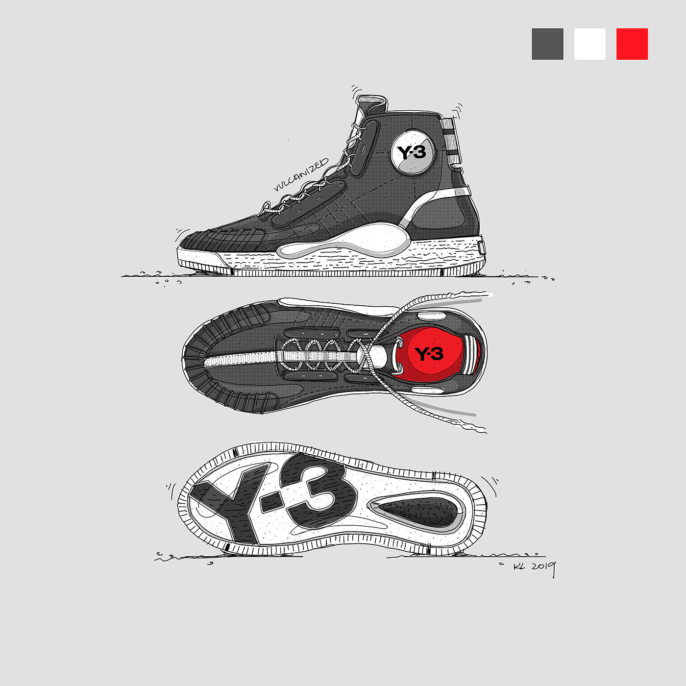 product design，shoes，motion，Hand drawn，