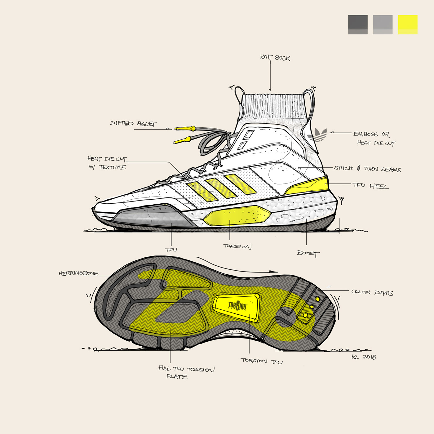 product design，shoes，motion，Hand drawn，