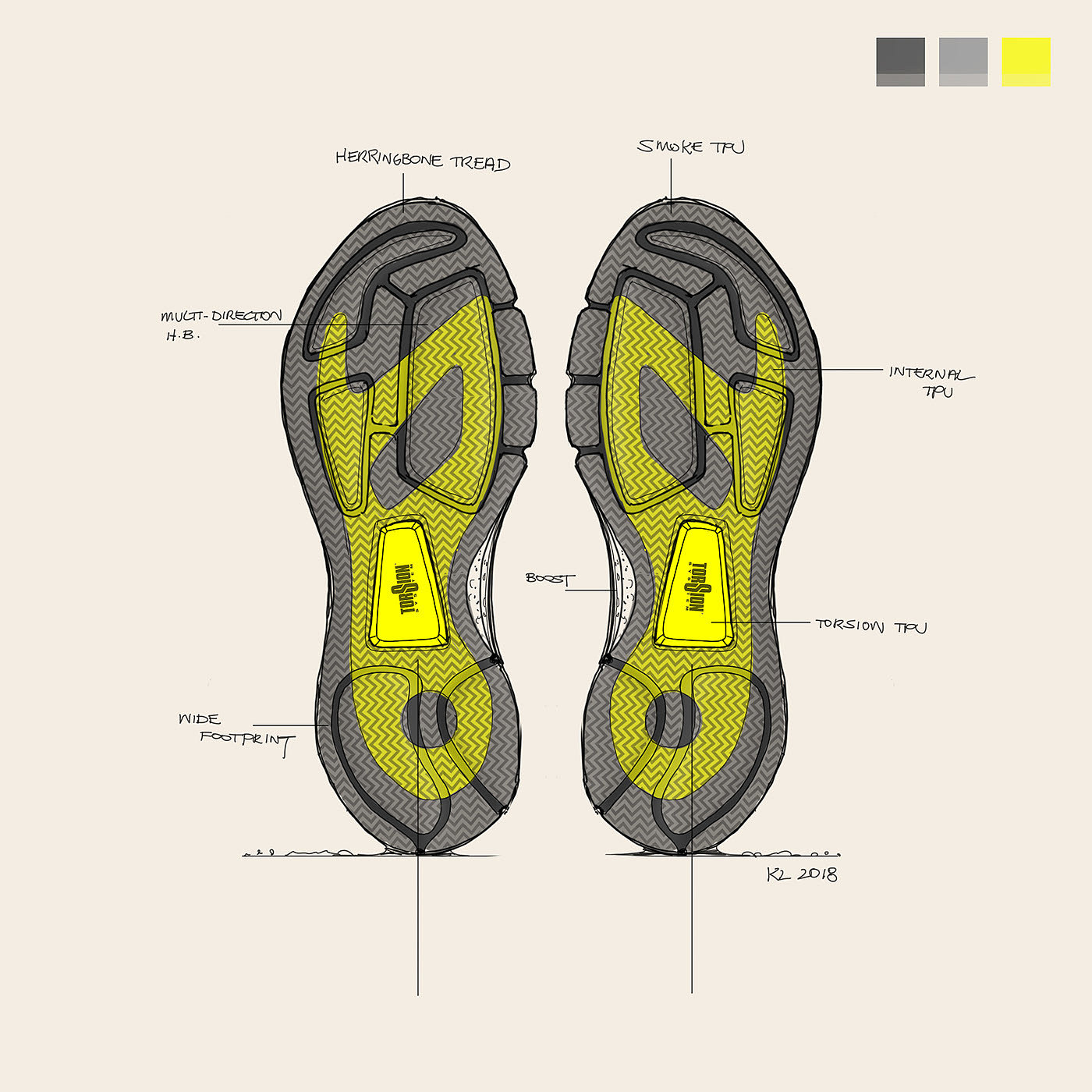 product design，shoes，motion，Hand drawn，