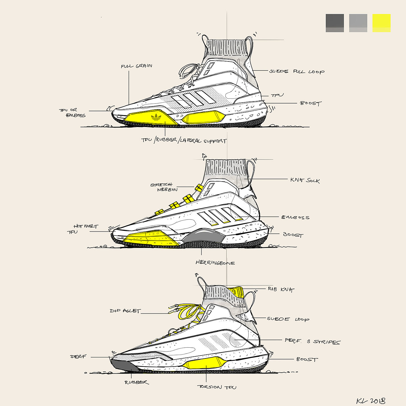 product design，shoes，motion，Hand drawn，