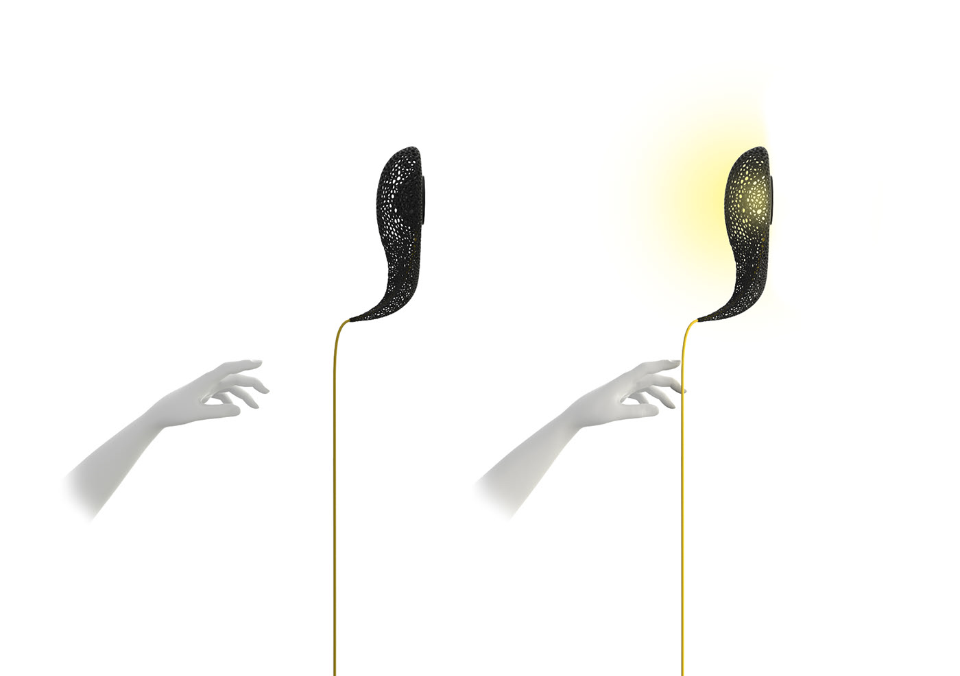 lamp，lighting，3D printing，portability，sucker，